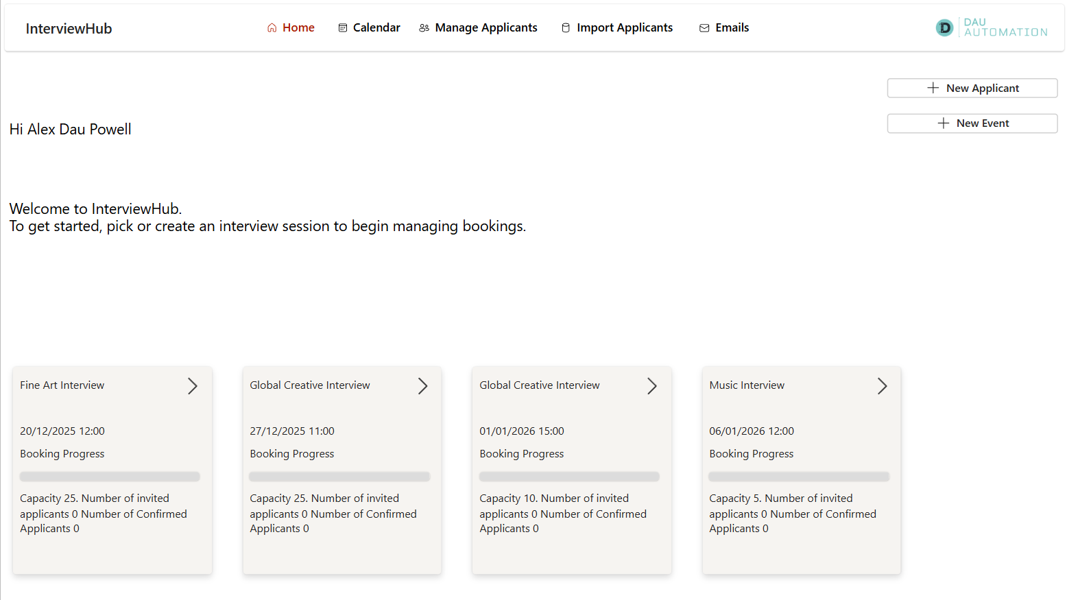 InterviewHub – Interview Booking System (Power App)