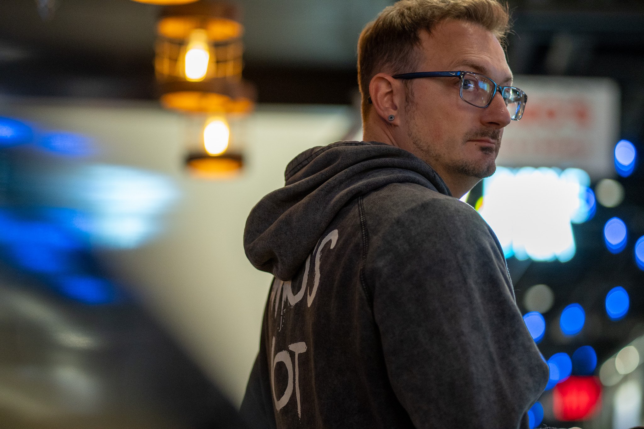 Dan pre-show in Baltimore