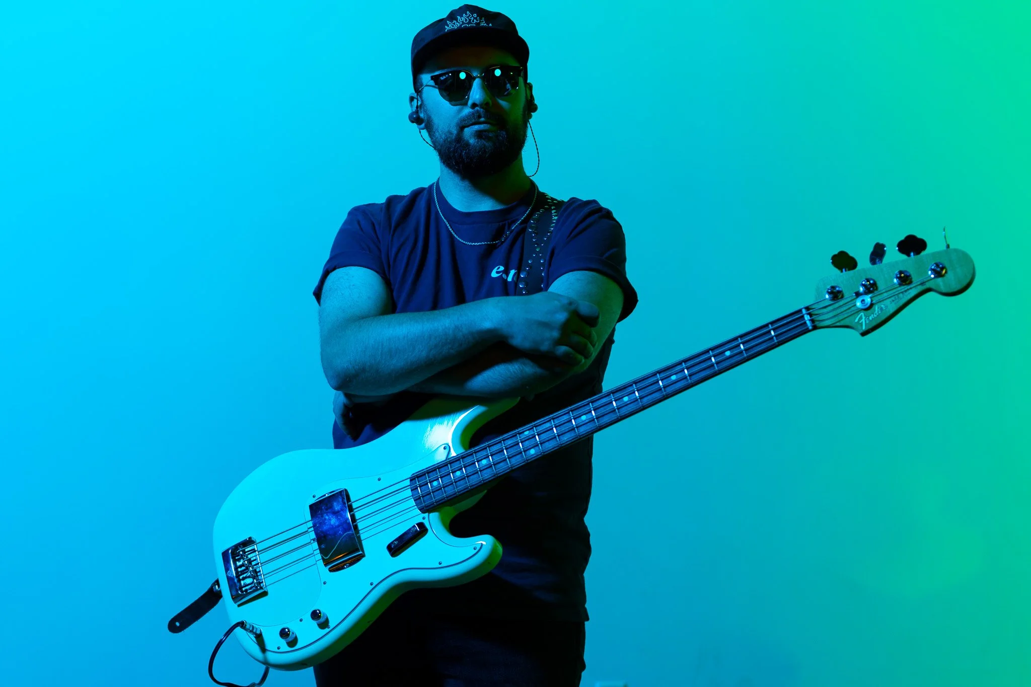 Kyle on "Glass" music video shoot