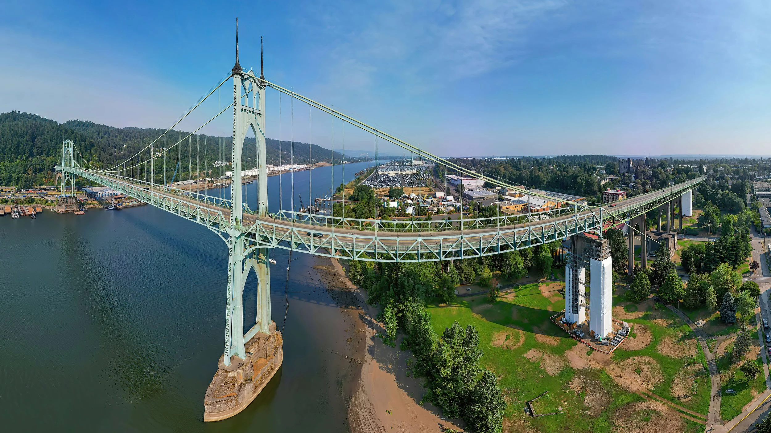Saint Johns Bridge Portland St. Oregon