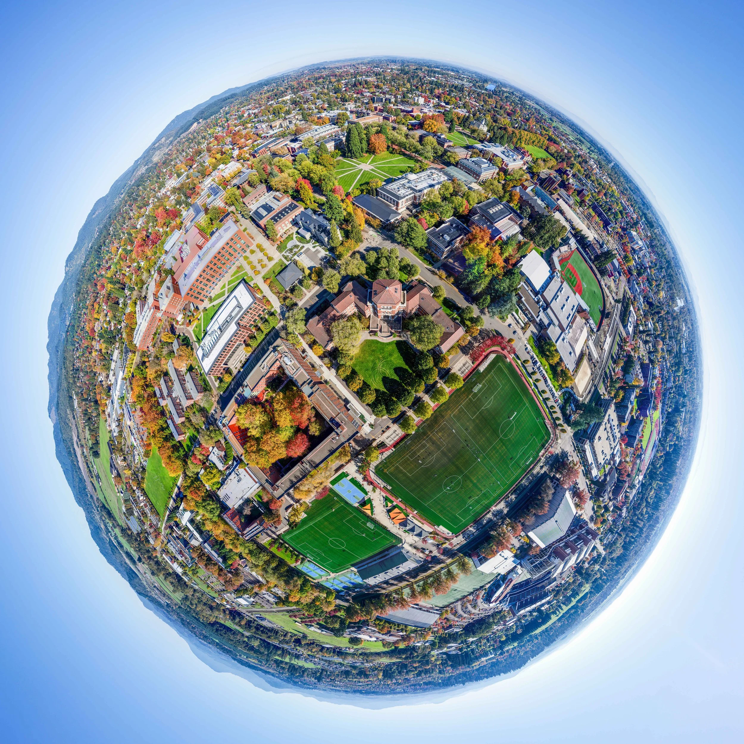 Oreton State University Small Planet Panorama OSU