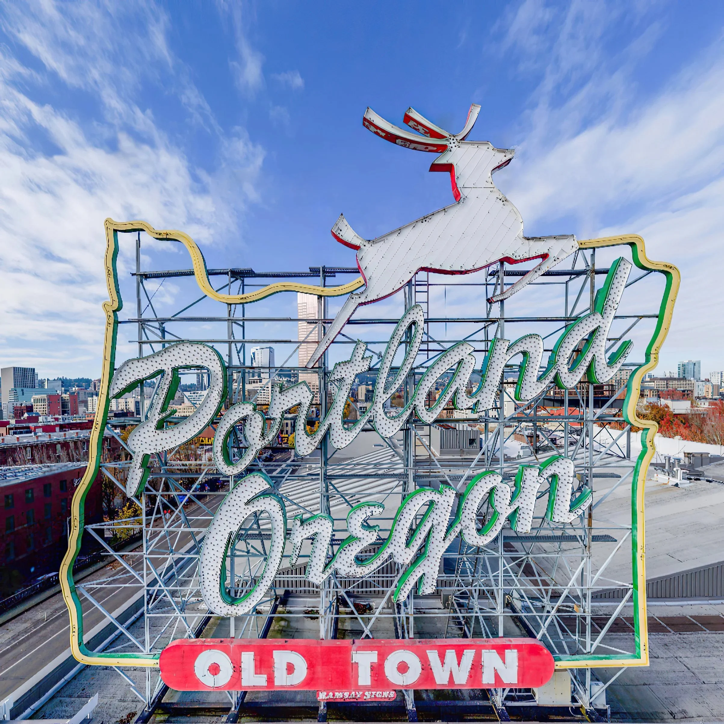 Portland Oregon Iconic Stag