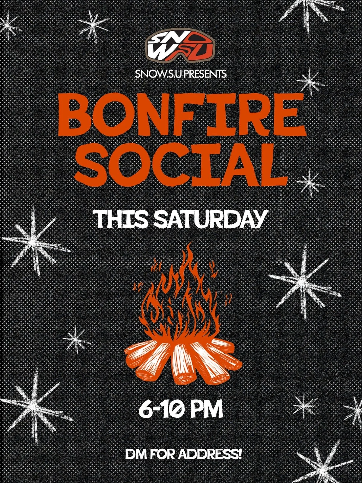 Let&rsquo;s celebrate the end of Winter Term!!! 🪩🎉🎶

Due to what&rsquo;s looking like a slushy weekend of skiing, we are unfortunately cancelling our final Hoodoo Tailgate 🥲. But in lieu of that, we are having a much needed Bonfire Social Saturda