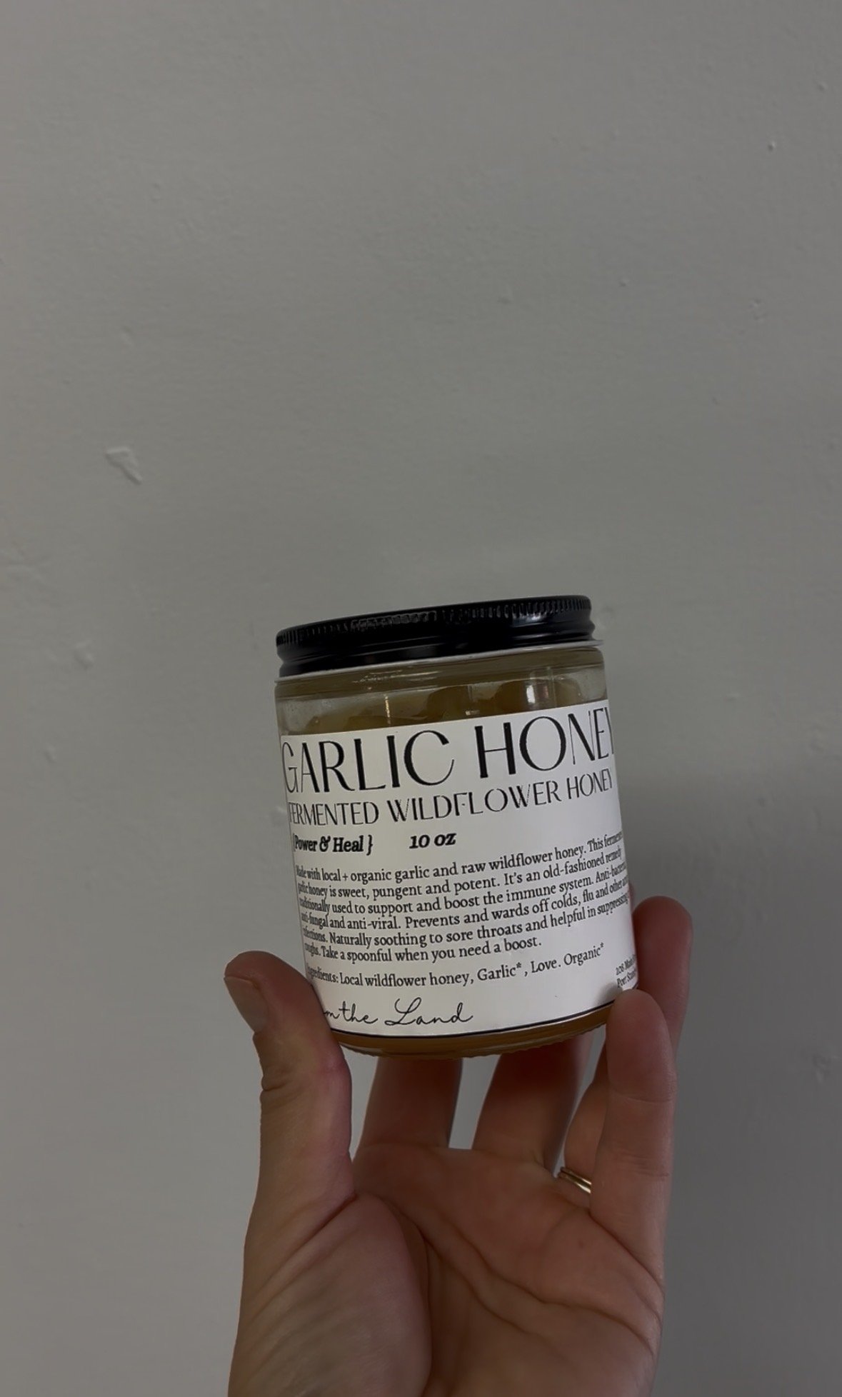 Fermented Garlic Honey