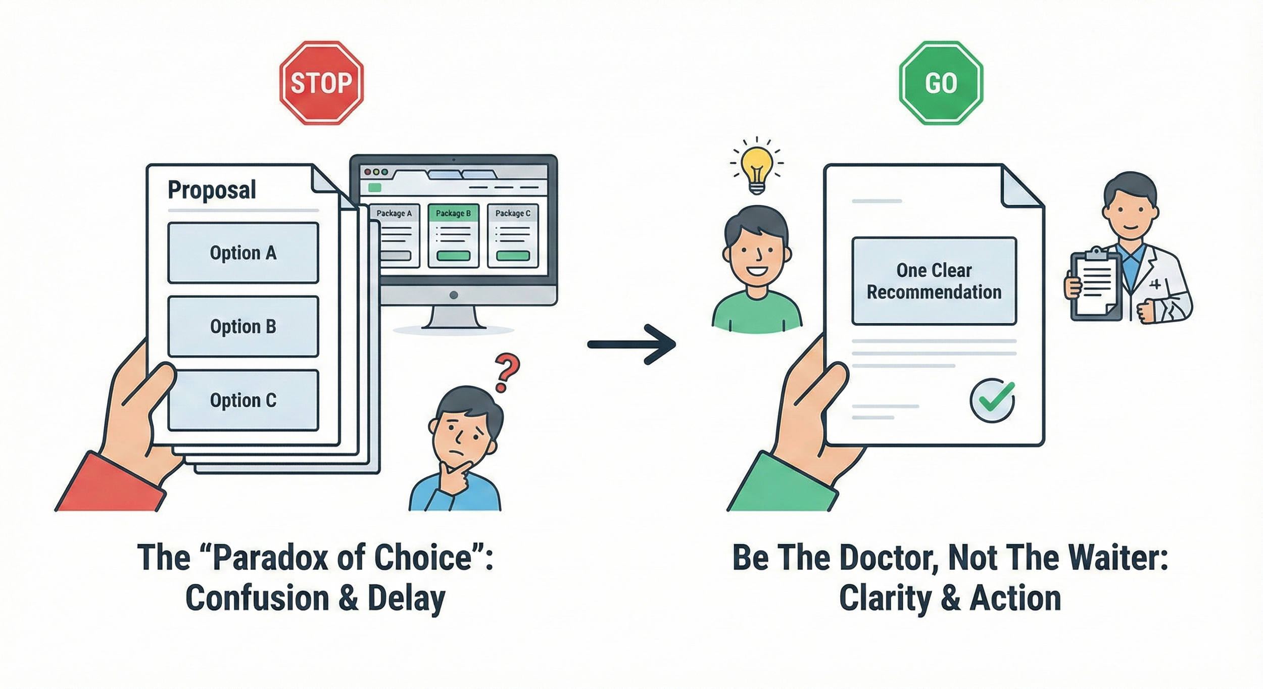 Stop Giving Them Options. It’s Killing Your Close Rate.