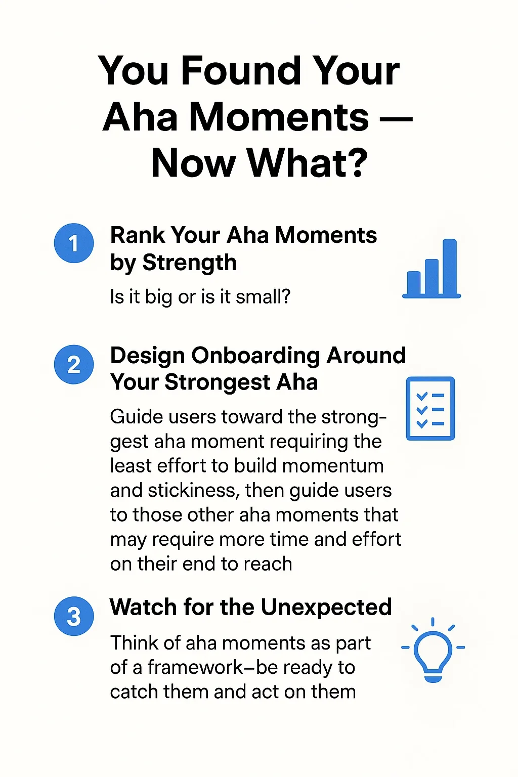 You Found Your Aha Moments—Now What?