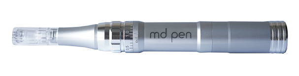 MdPen microneedling device used for professional skin rejuvenation treatments at CutiVerse Dermatology and Aesthetics