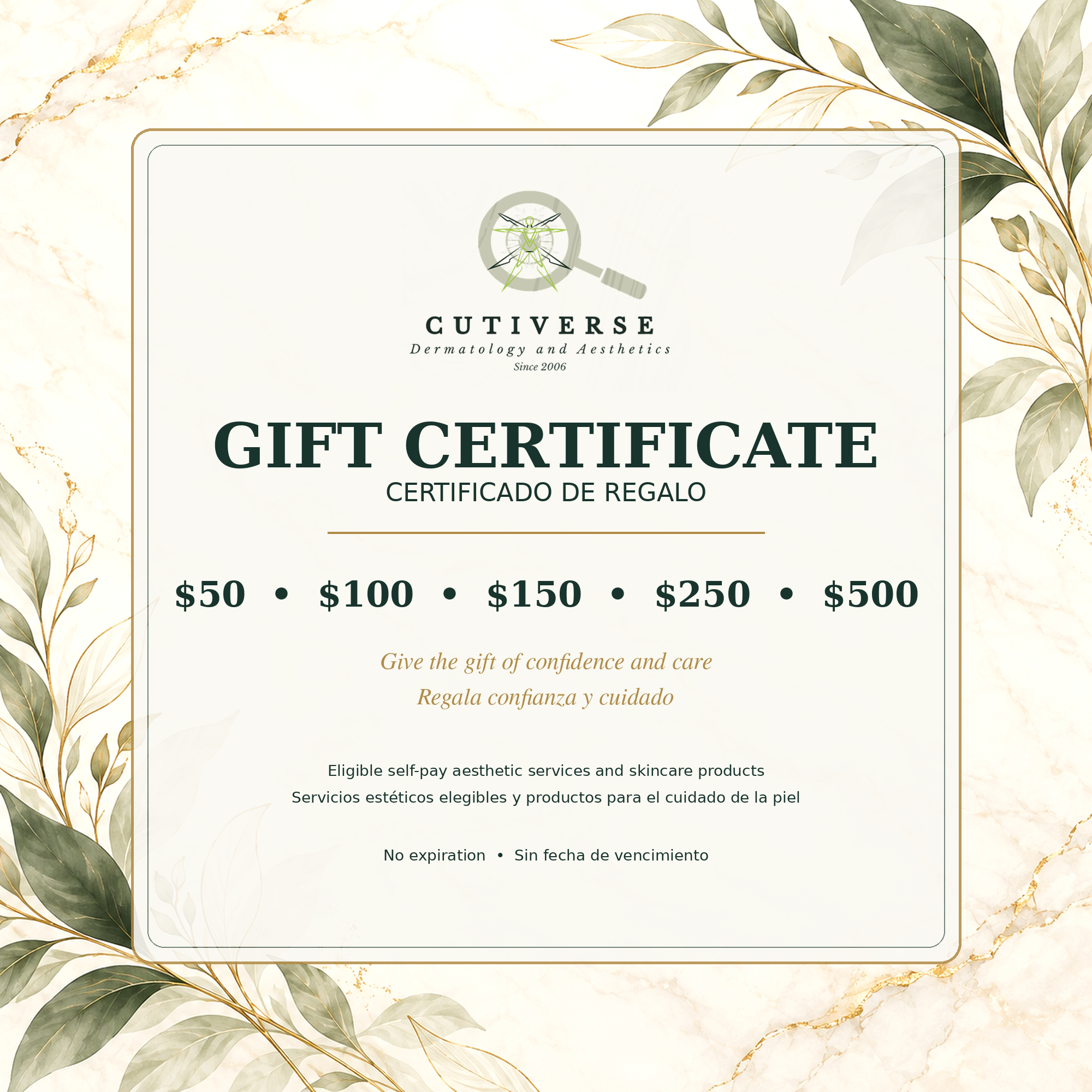 CutiVerse Gift Certificate
