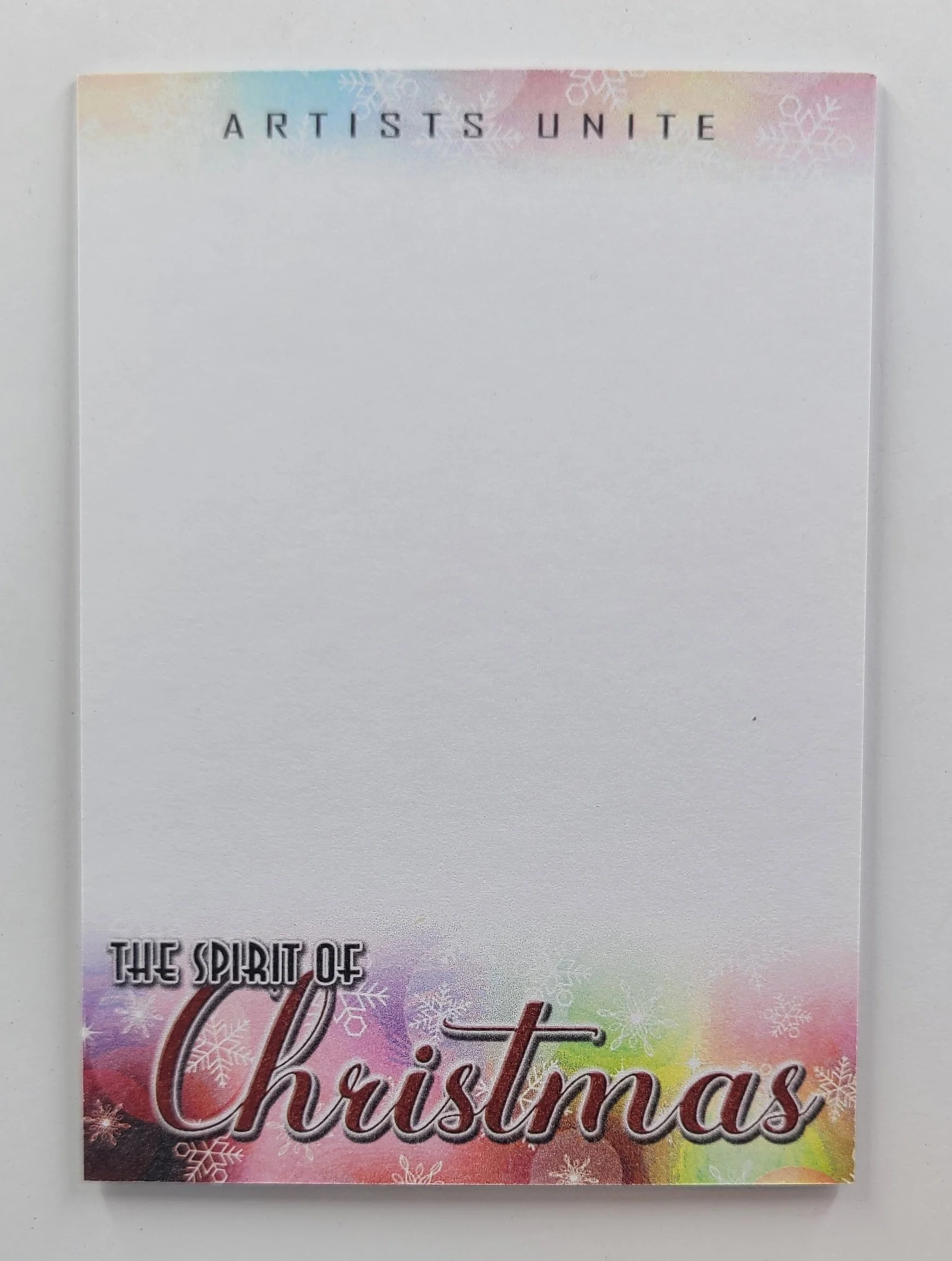 Artists Unite "The Spirit Of Christmas" Sketch card (Limited Edition)