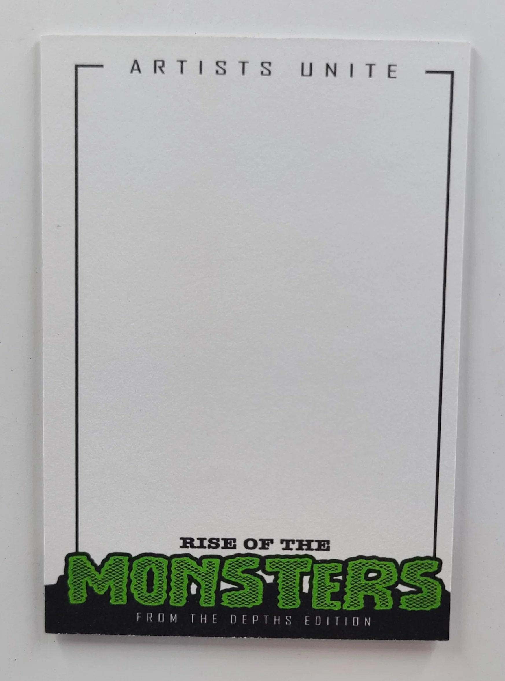 Artists Unite "Rise Of The Monsters" Sketch card (Limited Edition)
