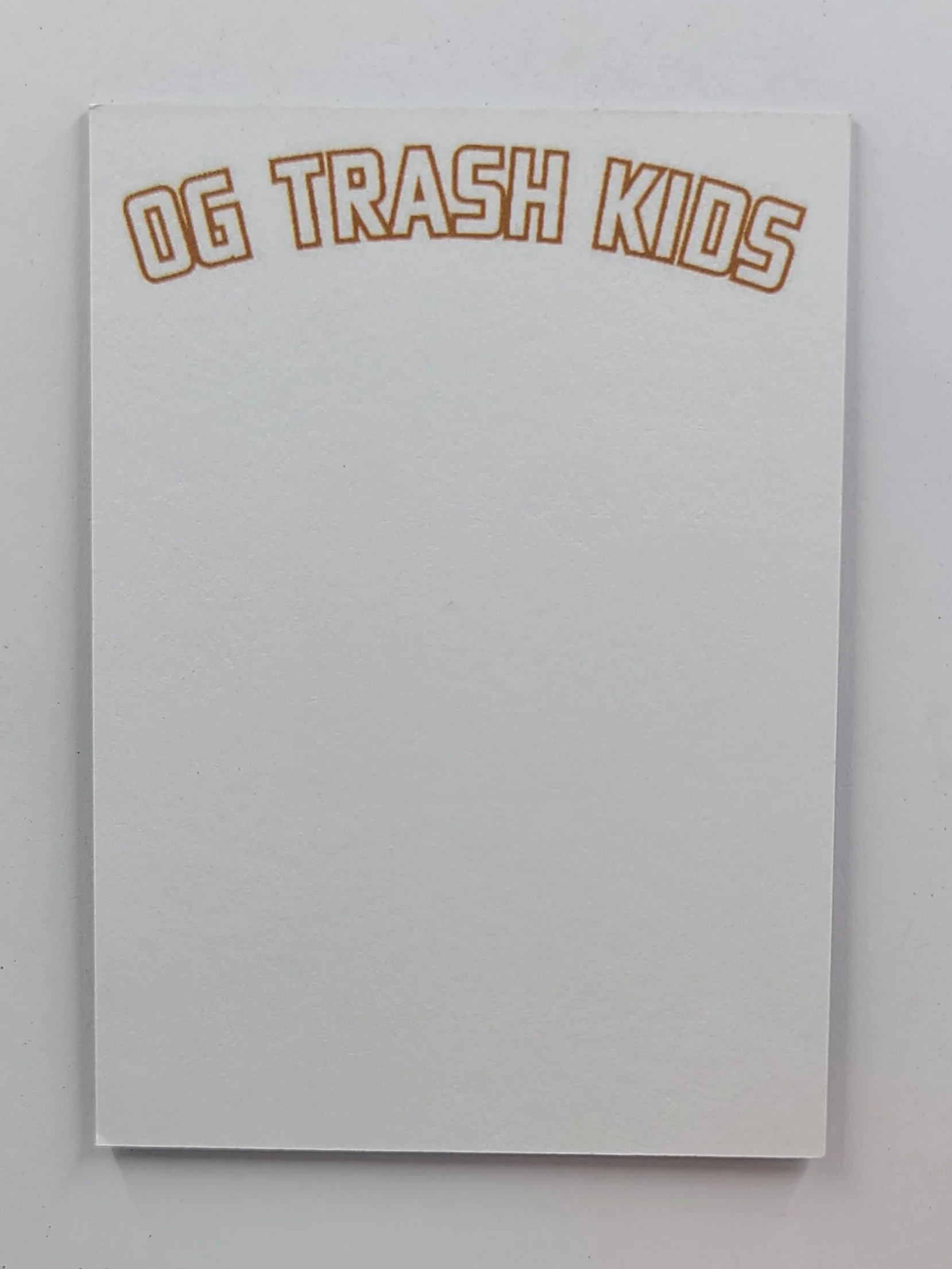 OG Trash Kids Sketch Card