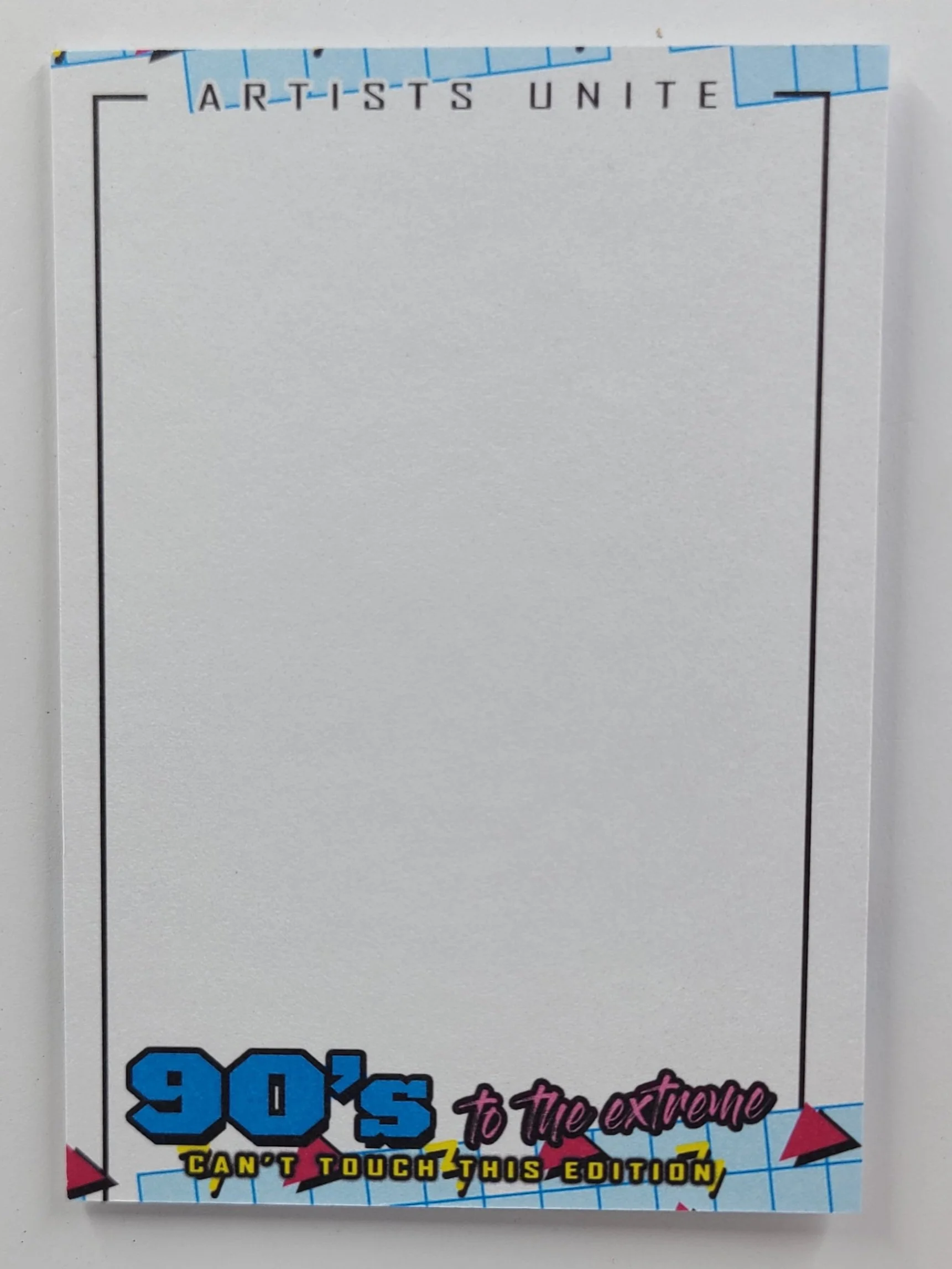 Artists Unite "90's to the extreme" Sketch card (Limited Edition)