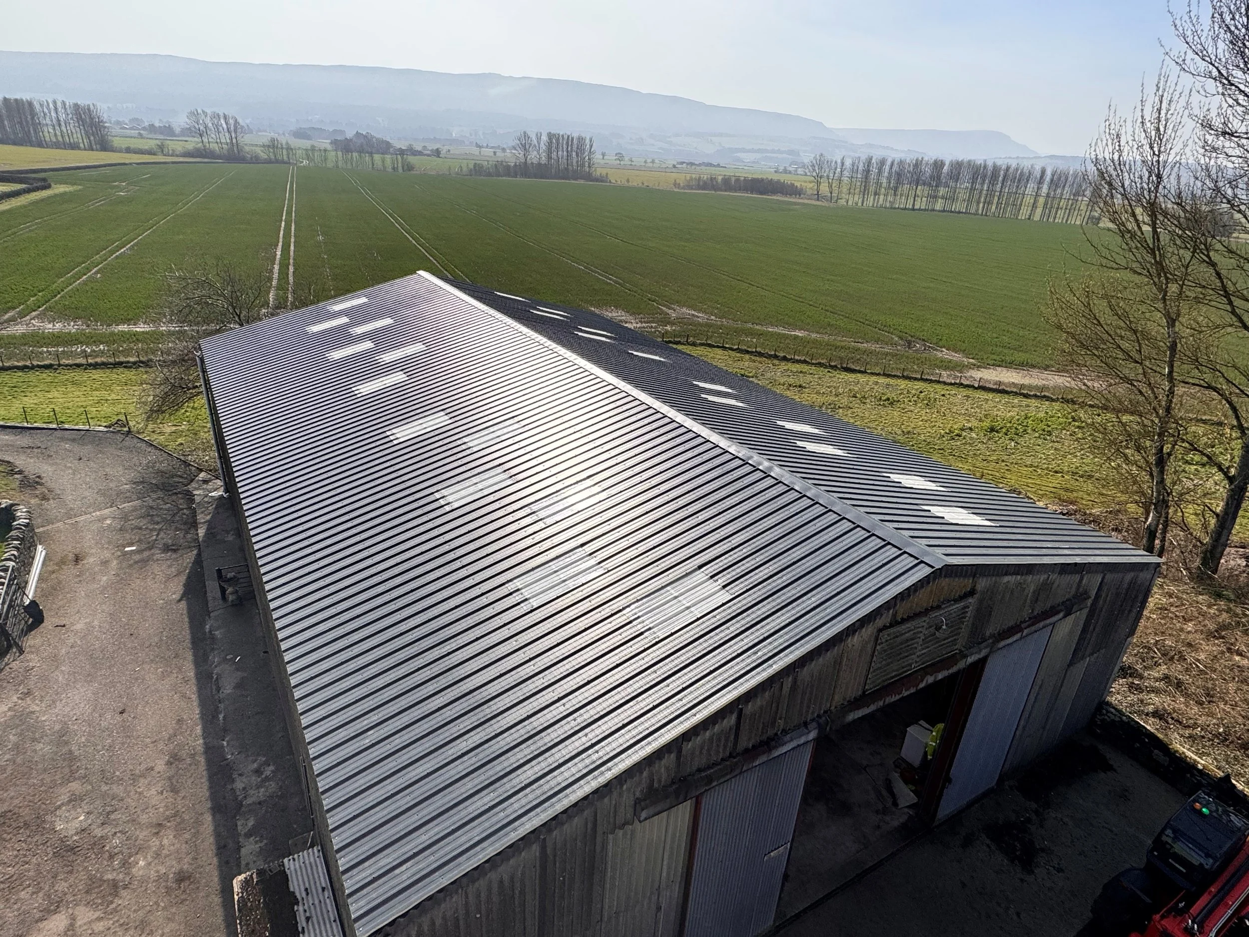 Agricultural Shed - 40mm Insulated Composite Panels in Anthracite