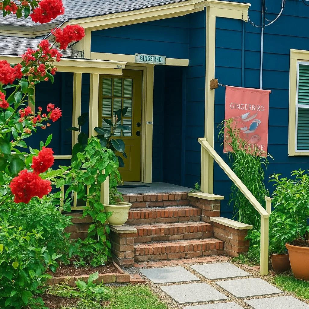 The suite sits beside the main HGTV-featured home, giving visitors a truly one-of-a-kind stay