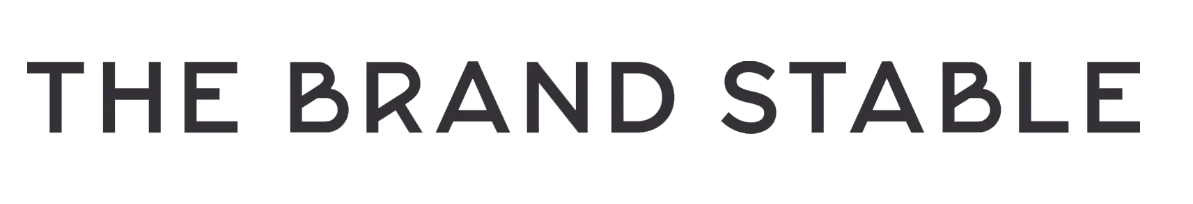 Text reading 'The Brand Stable' in bold black letters on a white background.