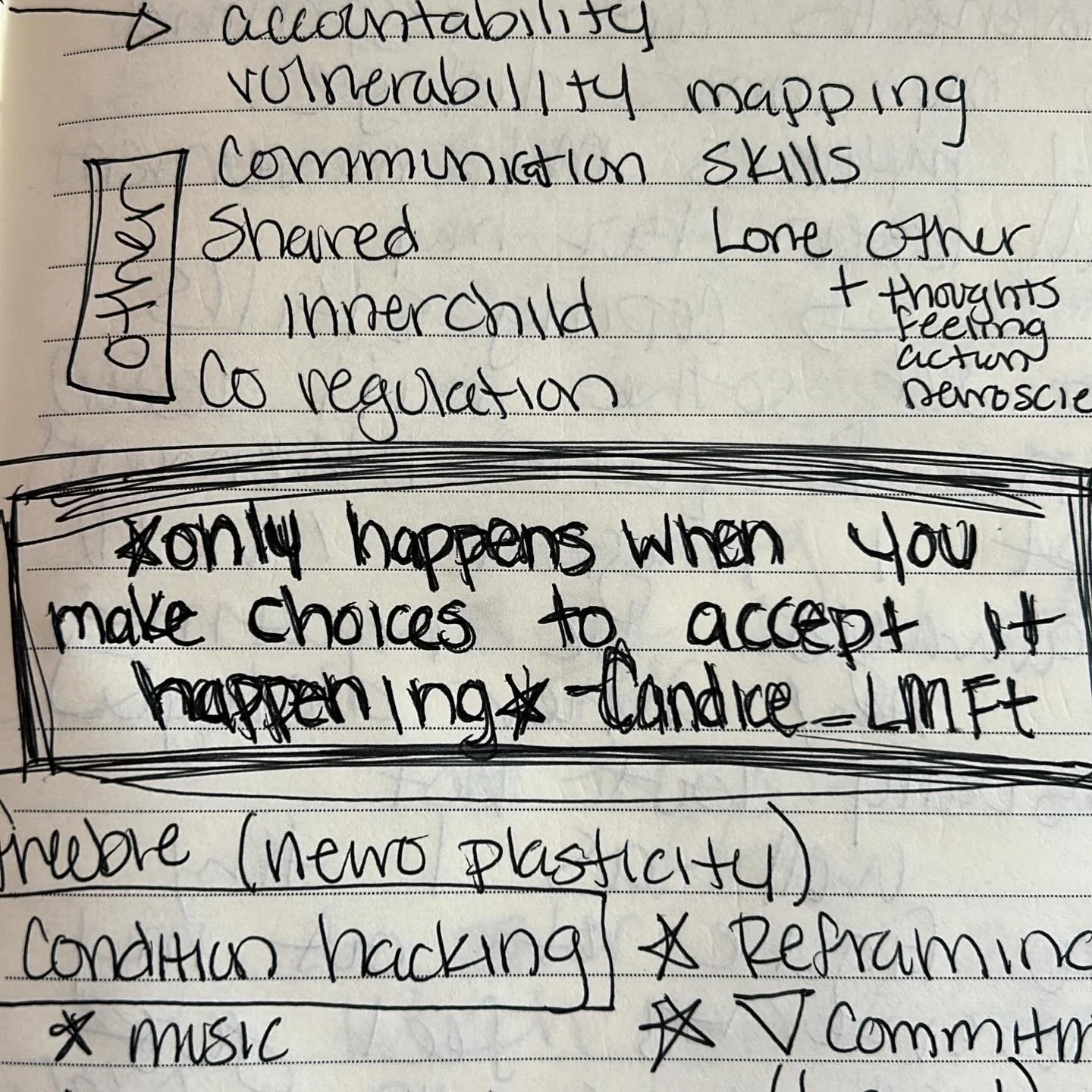 It only happens when you make choices to accept it happening! 

#mentalhealth #inspiration #healingjourney #therapist #makeithappen