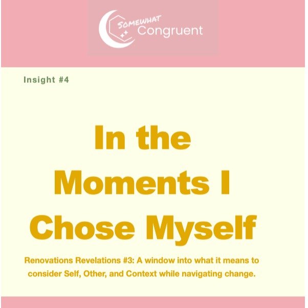 Renovations Revelations 3 hit your inbox today! 

If you haven't already signed up, use the link in my bio to have insights sent directly to your inbox! 

Weekly-ish Insight to normalize people pleaser recovery and what overthinking looks like in day