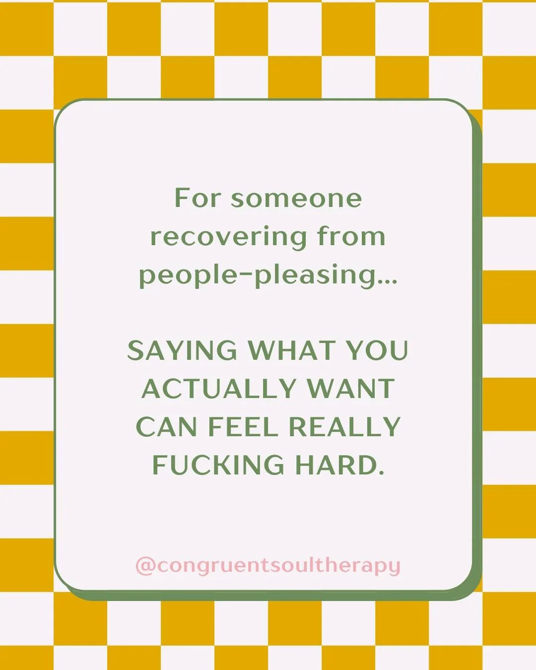Take what resonates and leave the rest. 

#peoplepleaserrecovery #selfworth #therapy #voice #perfectionist