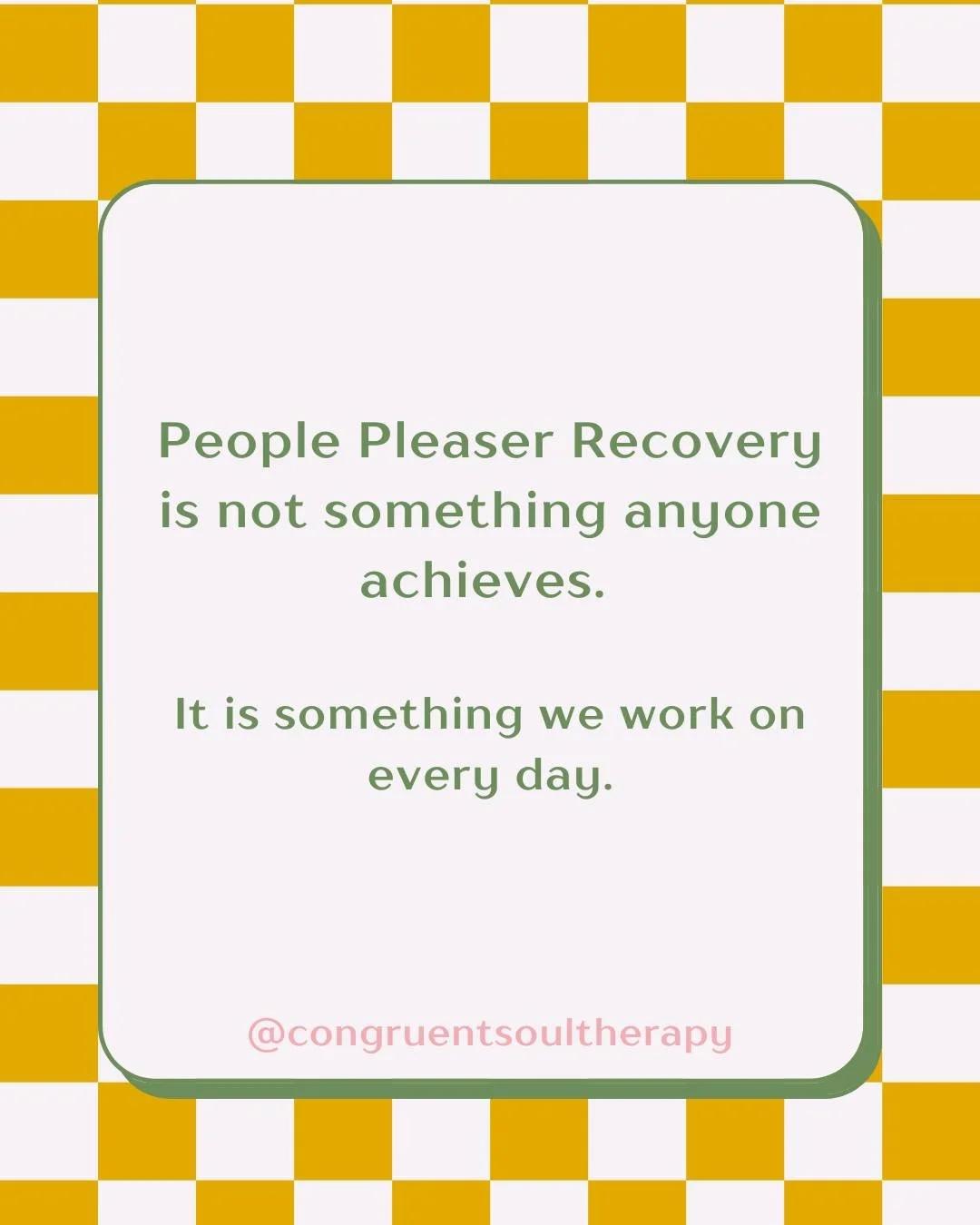 People Pleaser Recovery