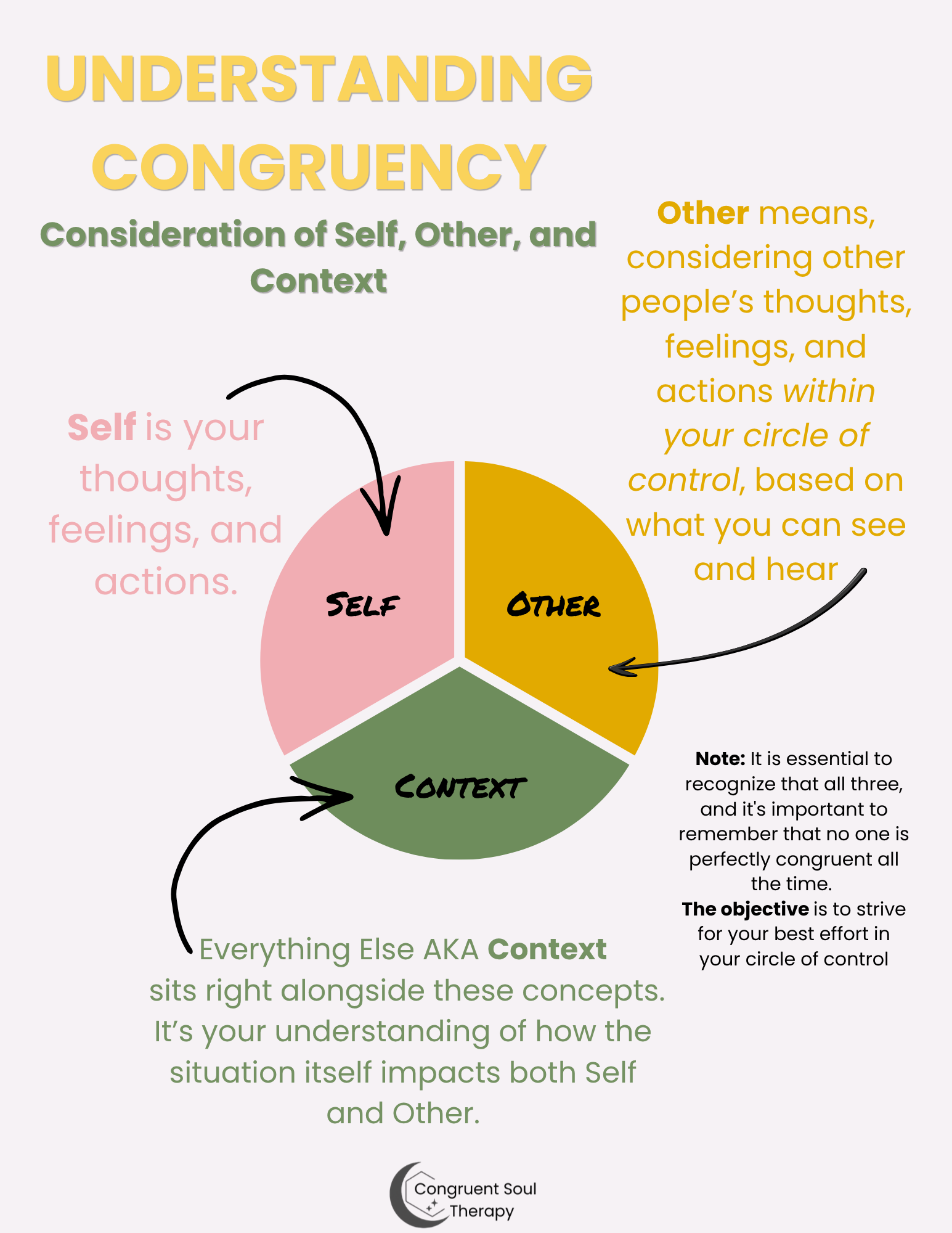 Understanding Congruency Pie Chart: Self, Other, Context