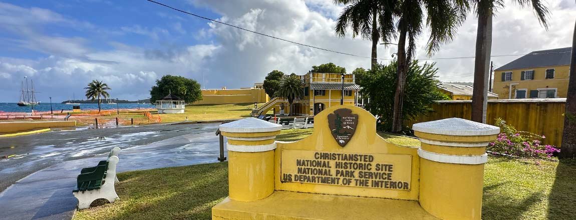 Christiansted National Historic Sight Sign