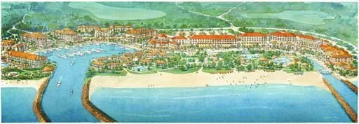 Planned Resort Marina with condos called Amalago Bay north of Frederiksted on the west shore of St Croix USVI