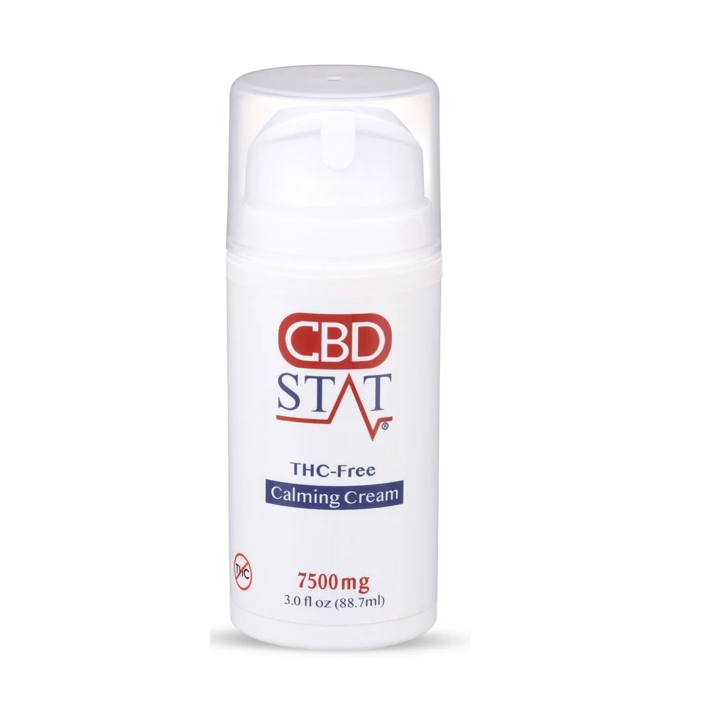 CBD STAT 7500 Mg THC-Free Calming Cream 3.0 oz