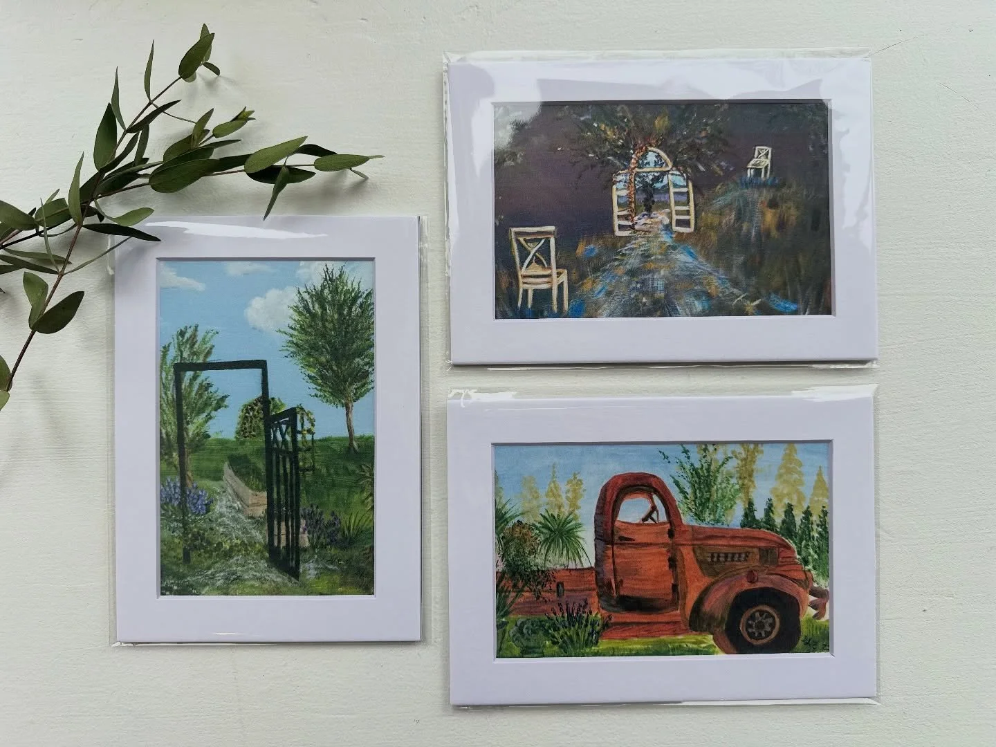 These prints by @dlzartistry are so sweet together. She is featured artist for this month, so we encourage you to stop by and see her original works on our featured wall!