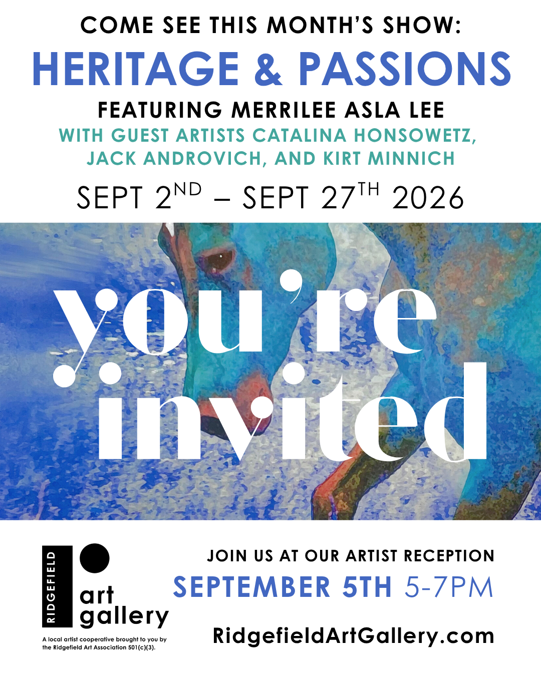 First Saturday Artist Reception: featuring Merrilee Asla Lee