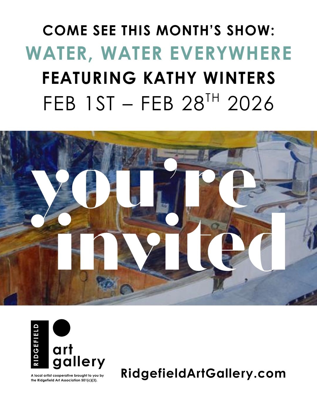 Kathy Winters gallery show invite