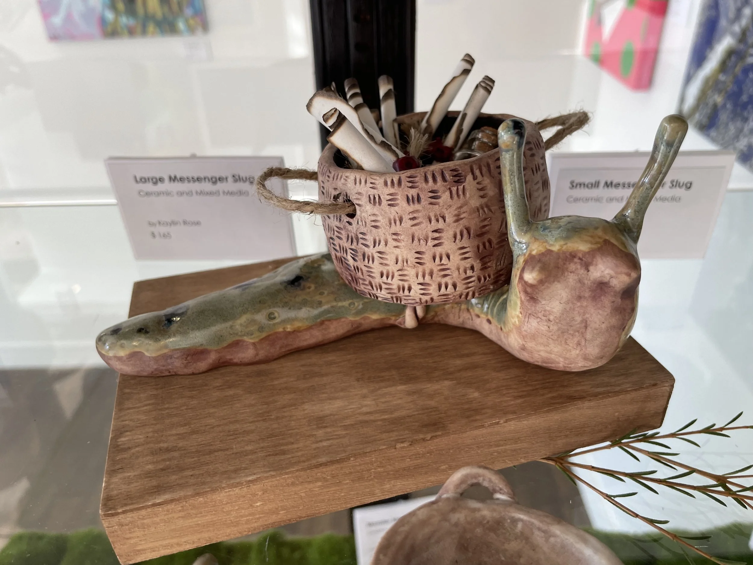 Large Messenger Slug by Kaylin Rose