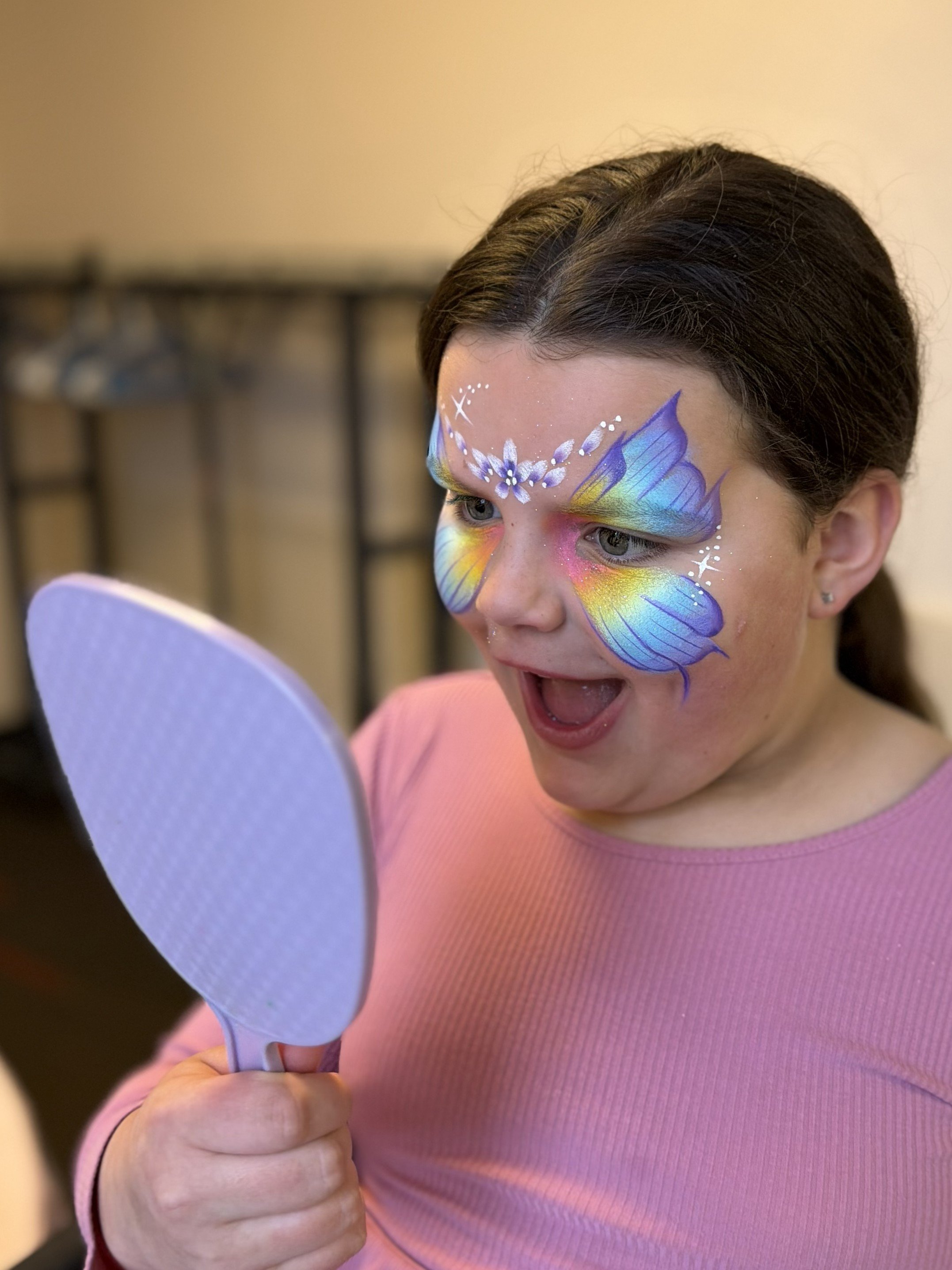 Face Painting Entertainment for hire near me happy clients