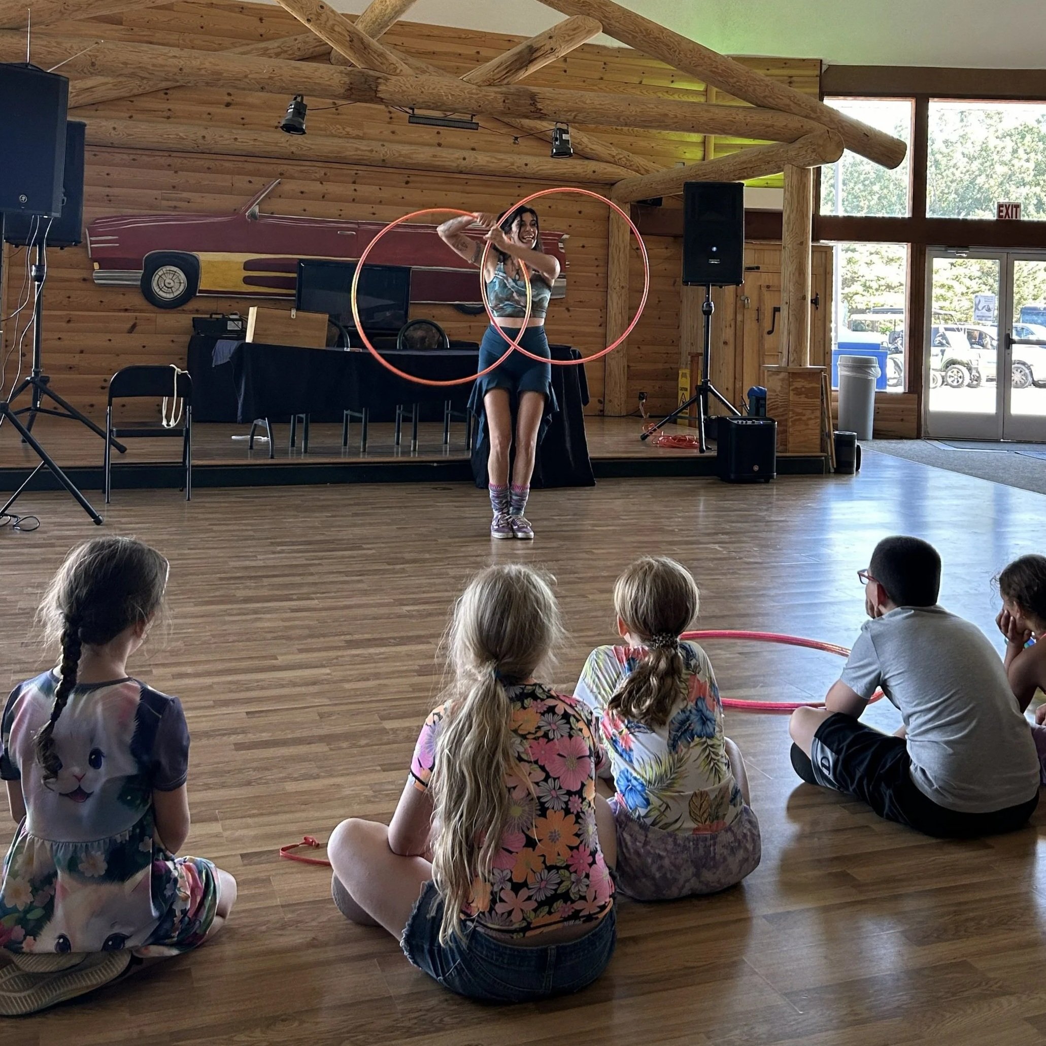hula hoop science class for kids camps KJ art entertainment