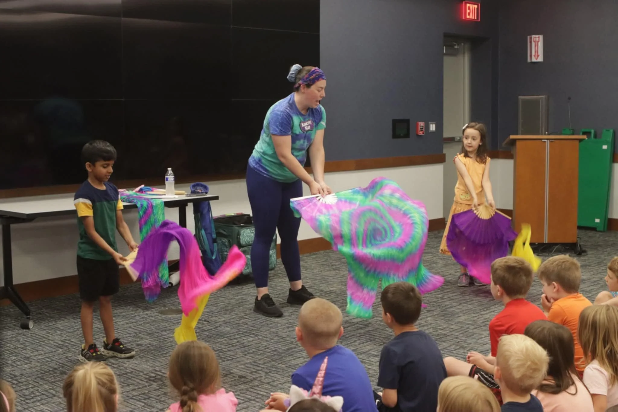 Circus Camp educational entertainment for kids KJ art entertainment 