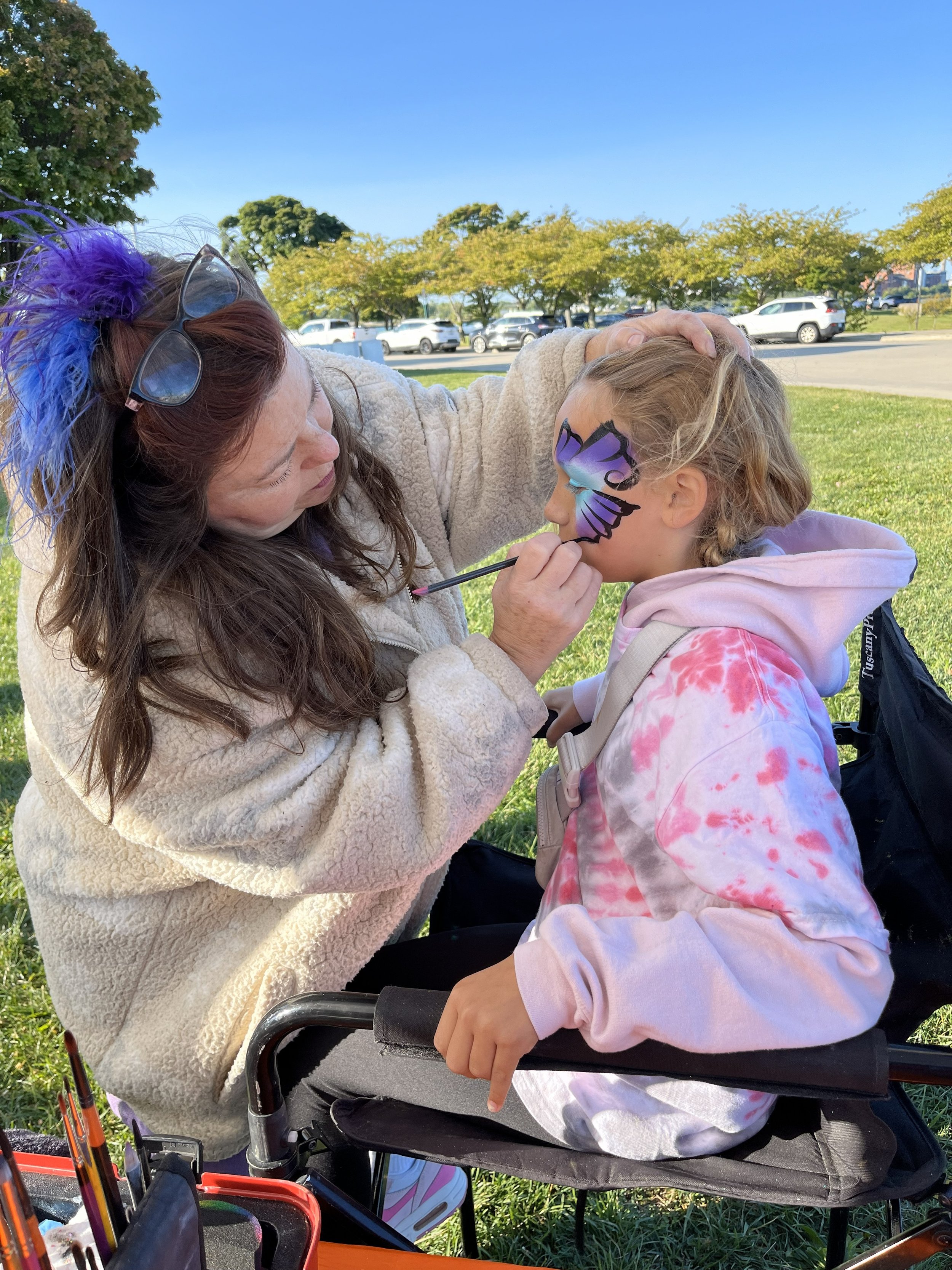 Face Painting lass for kids to learn KJ art entertainment 