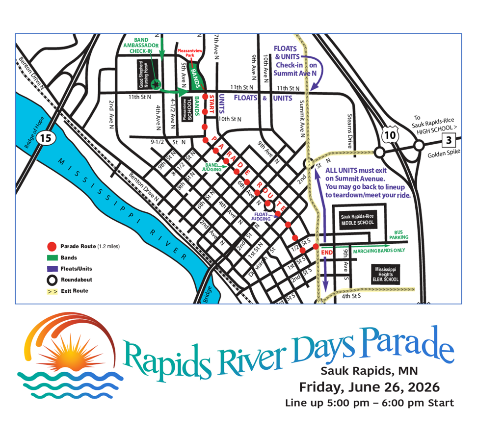 Sauk rapids - Parade - rapids river days