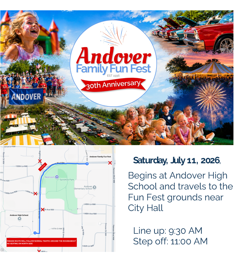 Andover - Parade - Family Fun Days