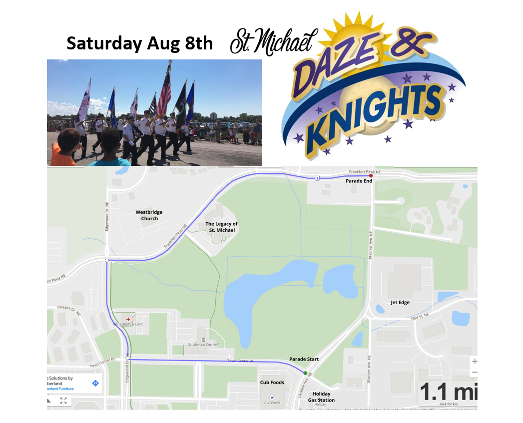 St Michael - Parade - daze &amp; knights