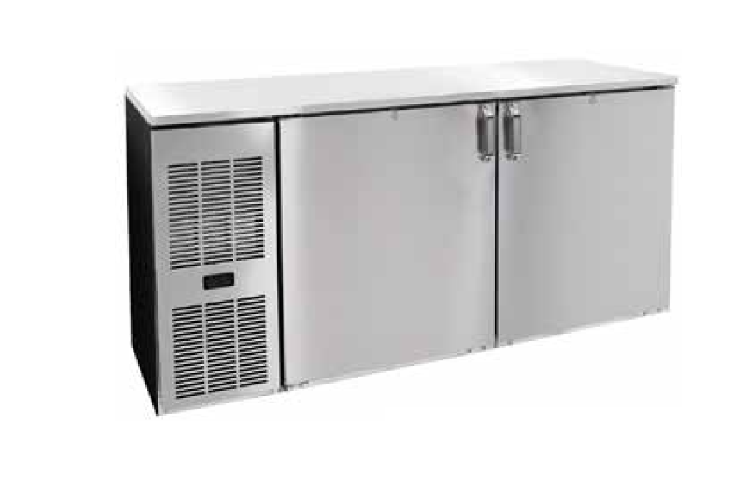 GLASTENDER - BAR BACK COOLER - 72" - C1FU72