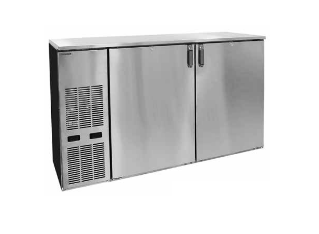 GLASTENDER - BAR BACK COOLER - 60" - C2FB60