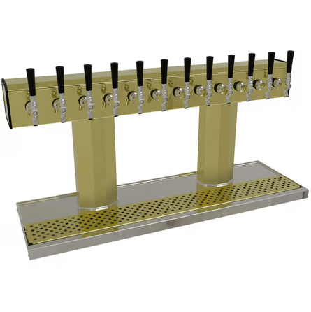 GLASTENDER - BEER TOWERS - BRASS FINISH - PACKAGE SET
