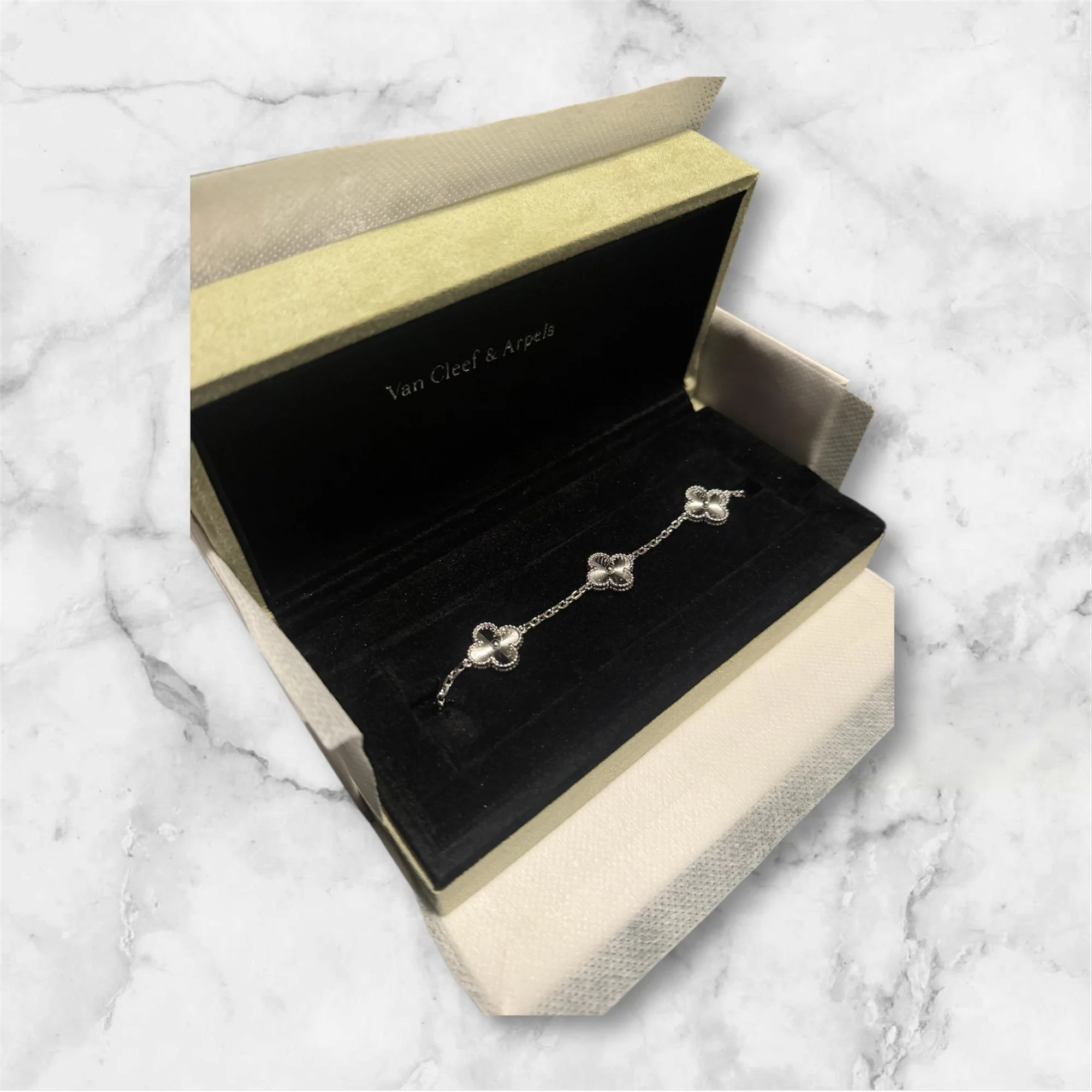 Van Cleef Diamond Alhambra Bracelet