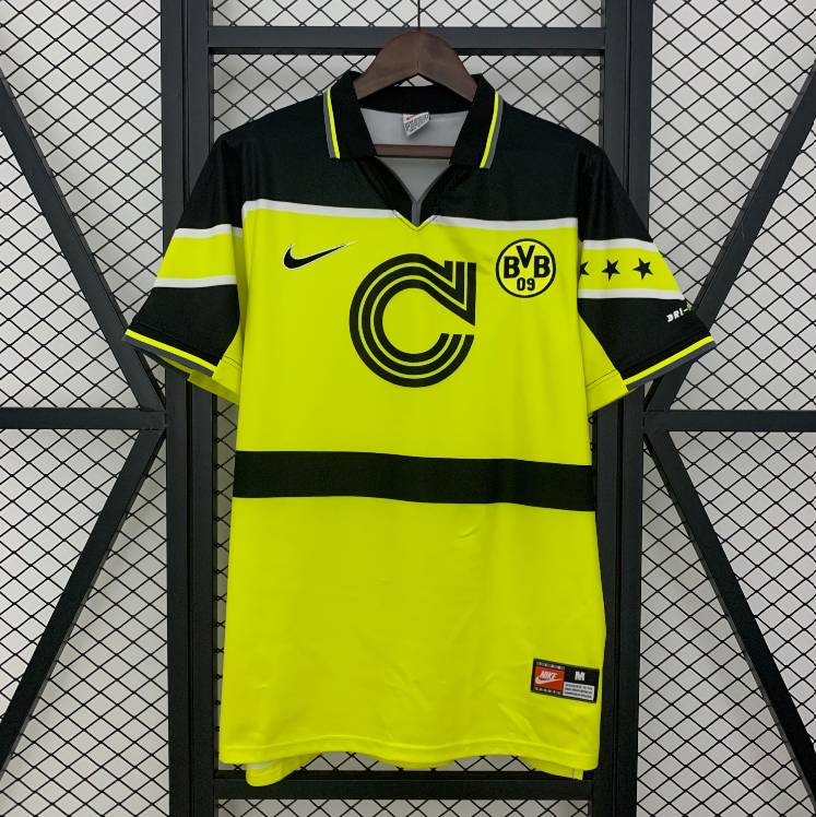 Borussia Dortmund Retro 1996/97 Home Jersey – Men’s