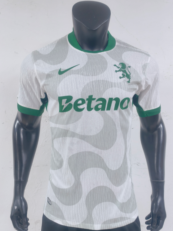 Sporting 2025/26 Away white Jersey – Men’s