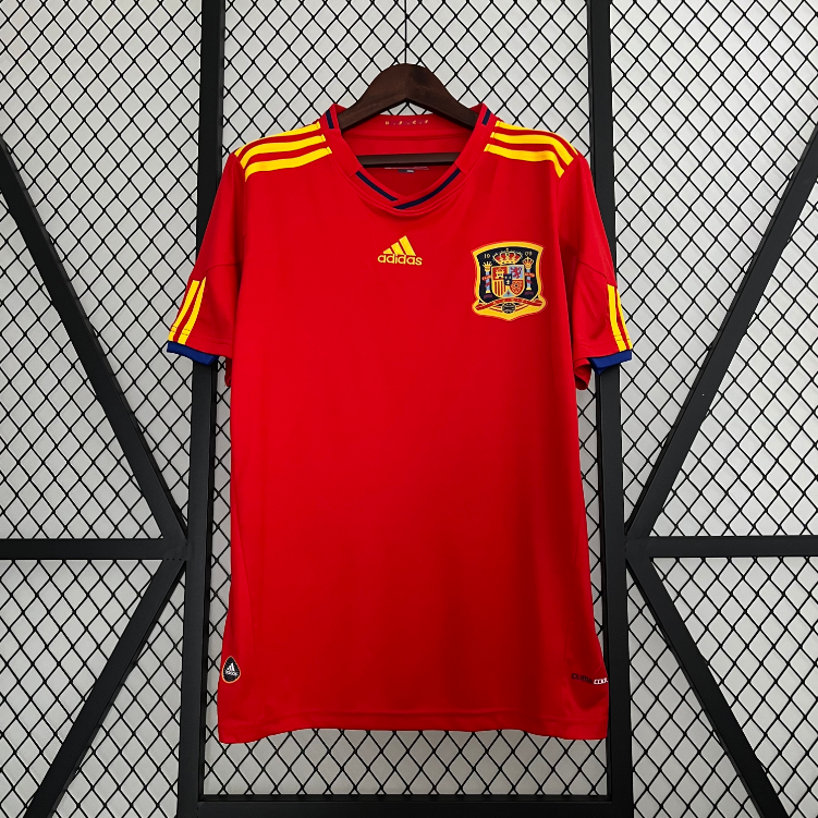 Spain Retro World Cup 2010 Home Jersey – Men’s