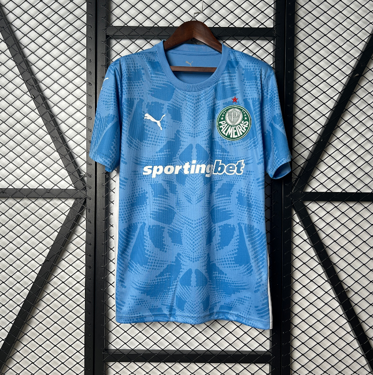 Palmeiras 2025/26 Goalkeeper blue Jersey – Men’s