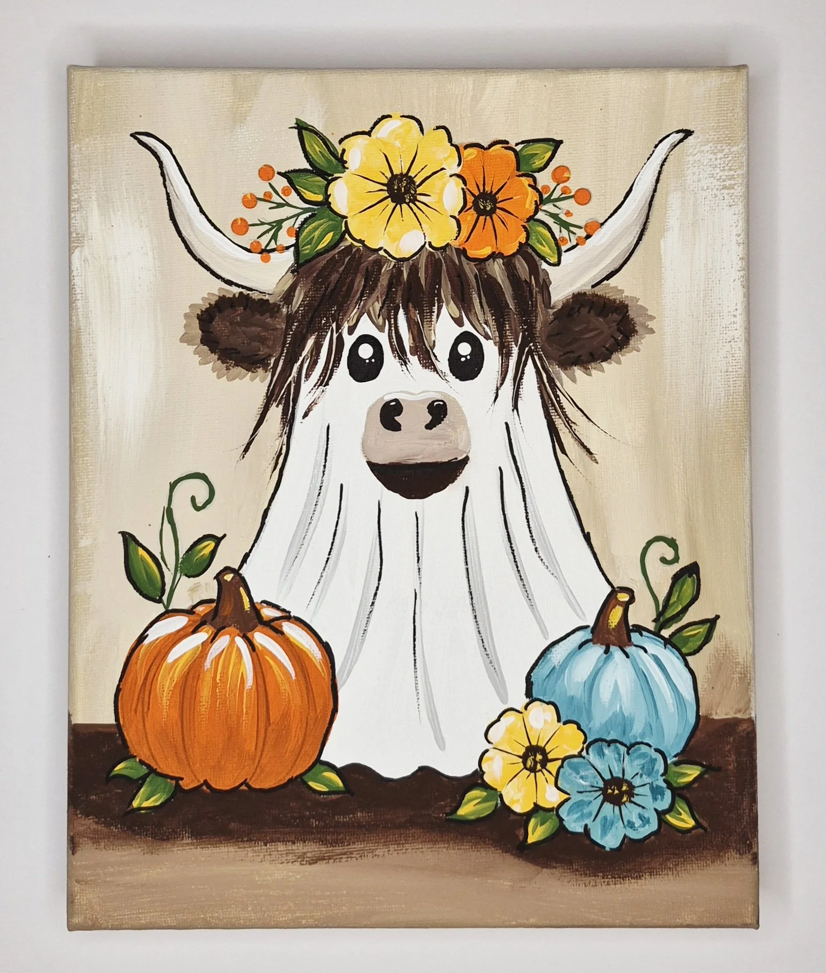 Boo Crew - Highland Cow 8x10