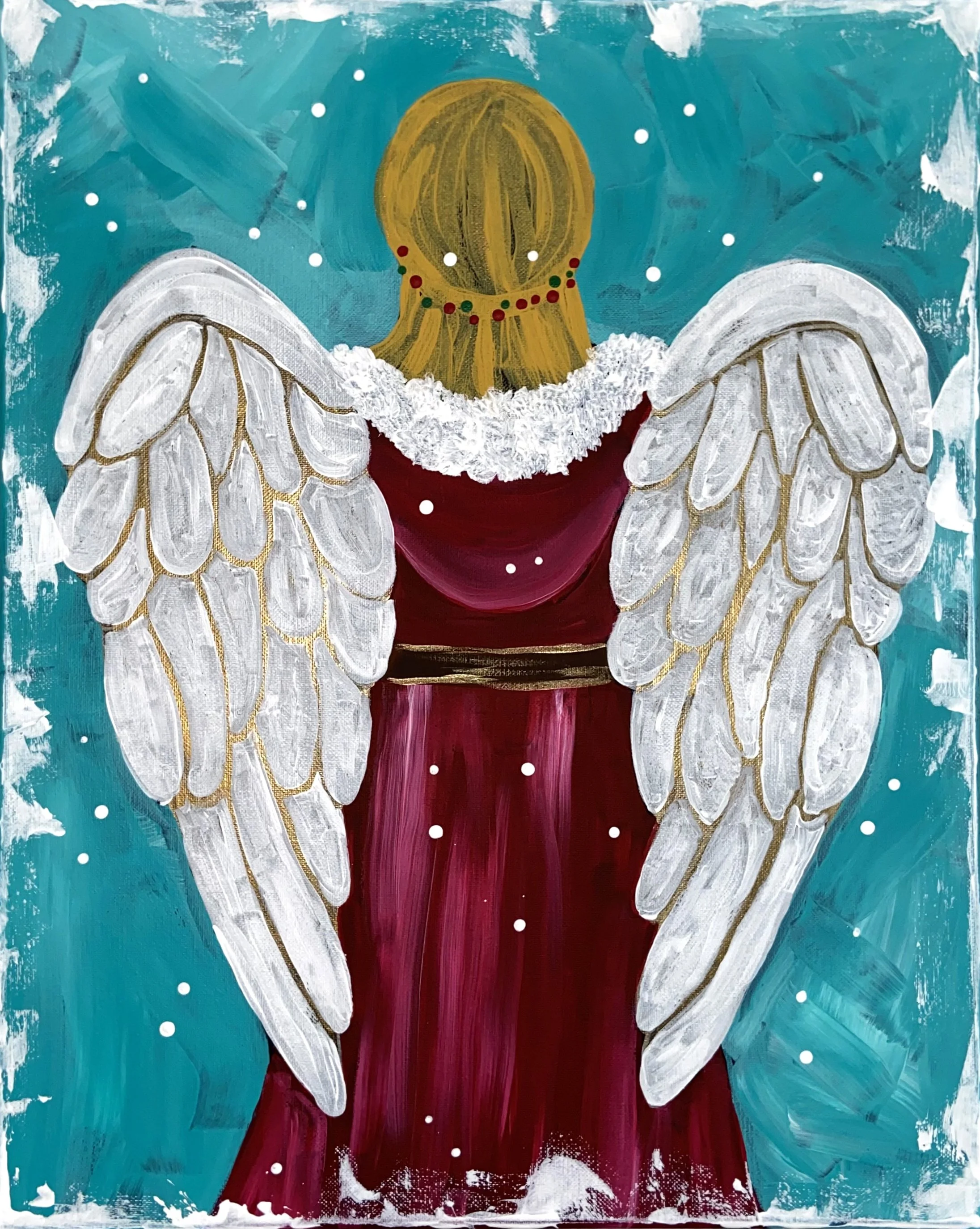 Winter Angel Art Kit