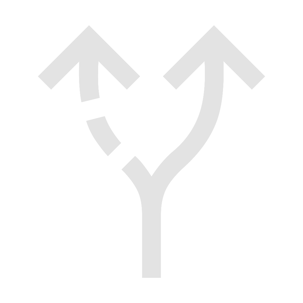 A landscape of green rolling hills with a modern building, snow-capped mountains in the background, and a cloudy sky.