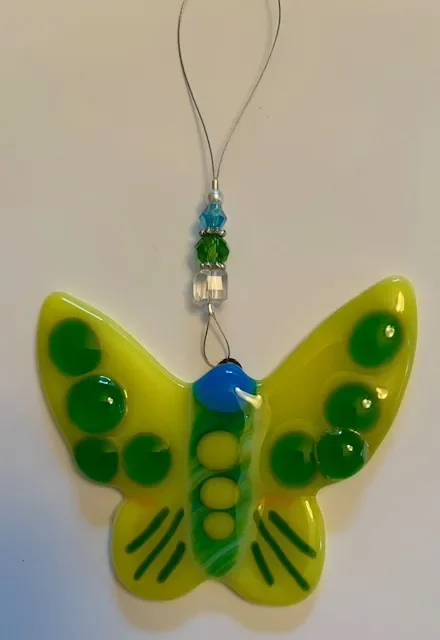 Yellow Butterfly Ornament
